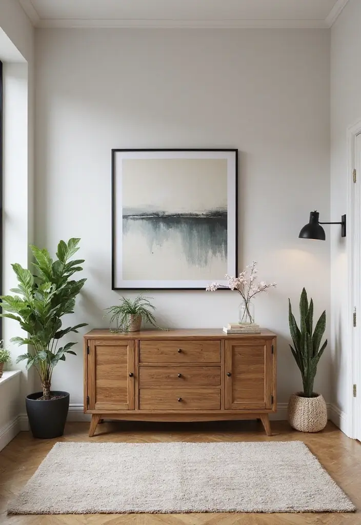 29 TV in Alcove Living Room Ideas That Look Built In and Elegant - 13. Multi-Functional Furniture