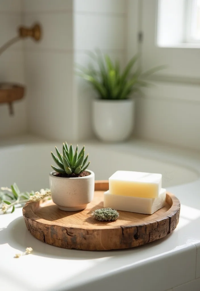14 Bathroom Soap Holder Ideas For Pretty Organisation - 4. Upcycled Wood Tray