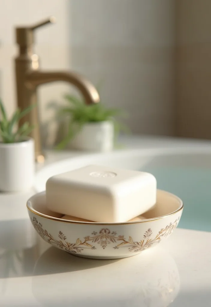 14 Bathroom Soap Holder Ideas For Pretty Organisation - 6. Ceramic Soap Dish