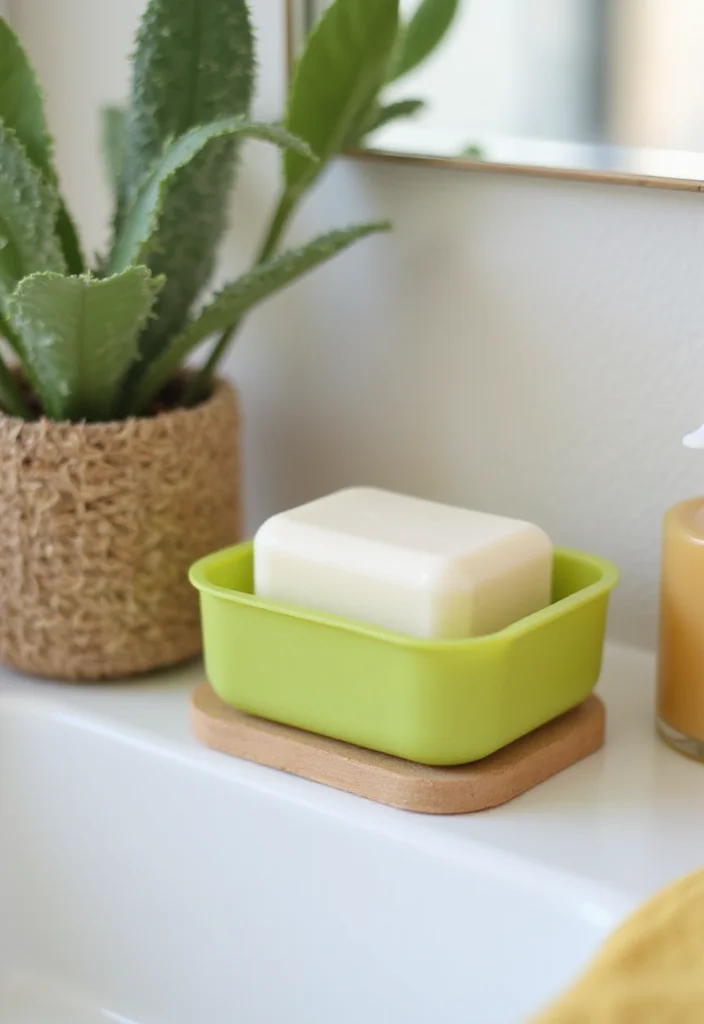 14 Bathroom Soap Holder Ideas For Pretty Organisation - 9. Eco-Friendly Silicone Holder