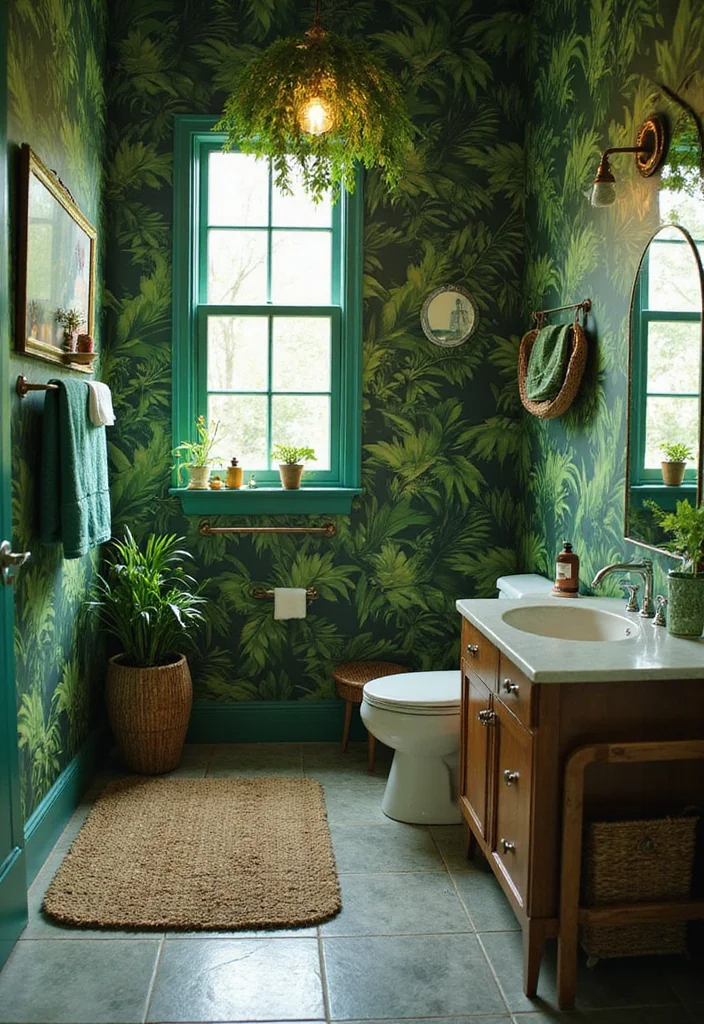 14 Boys Bathroom Ideas For Fun Kid Decor - 4. Jungle Safari