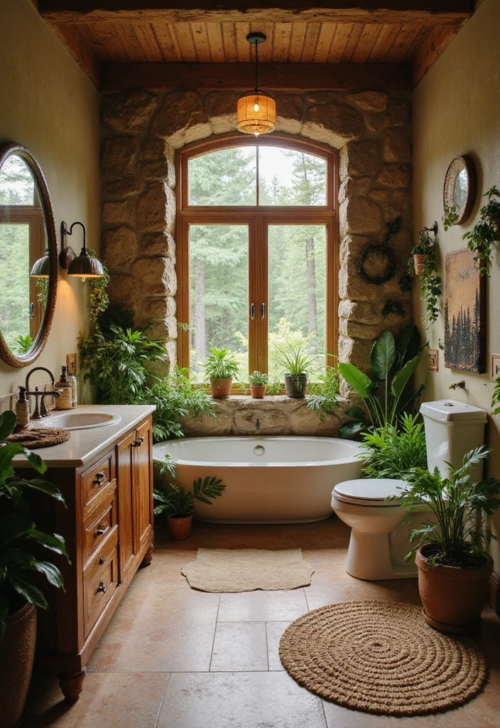 14 Boys Bathroom Ideas For Fun Kid Decor - 9. Nature Explorer