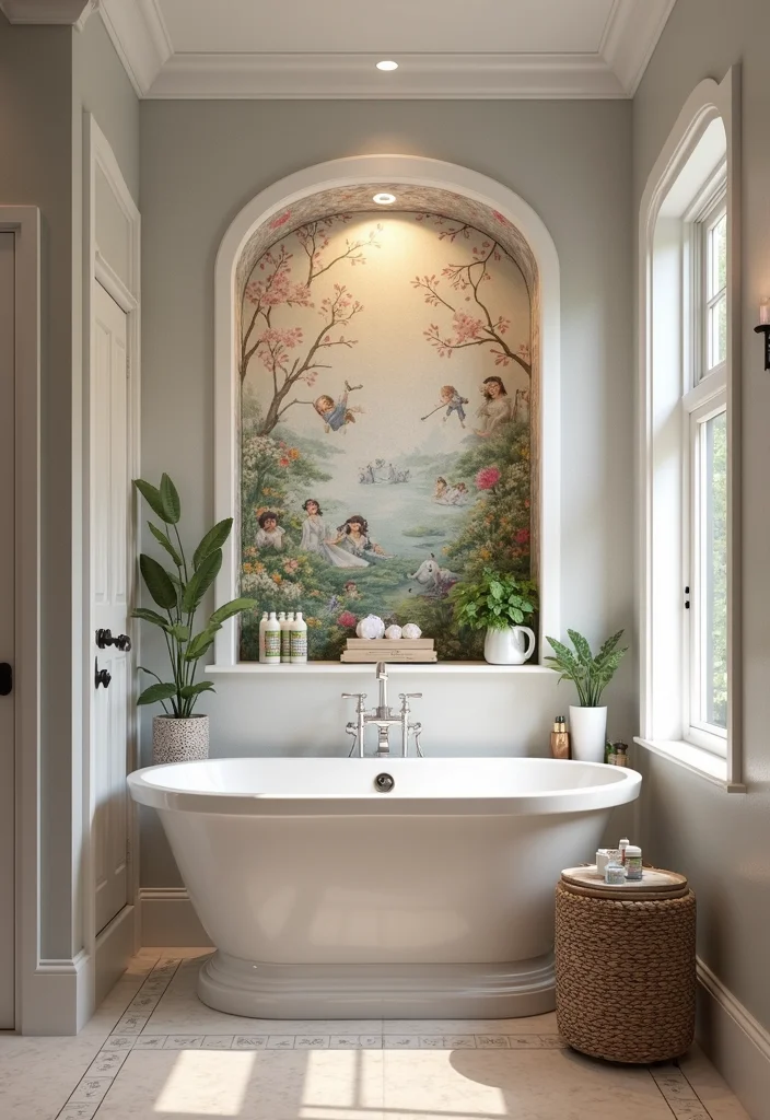 14 Disney Bathroom Ideas For Adults With Magic Style - 14. Disney-Inspired Shower Niche