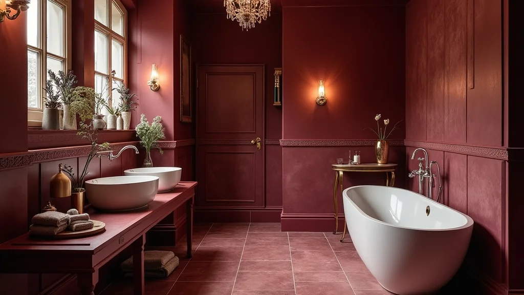 14 Maroon Bathroom Ideas With Rich Colour