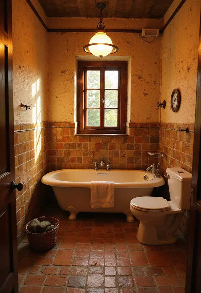 14 Old Tile Bathroom Makeover Ideas That Transform The Space - 14. Creative Lighting Solutions