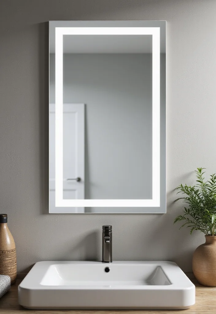 14 Smart Bathroom Ideas For Modern Living - 2. Smart Mirrors with Integrated Lighting