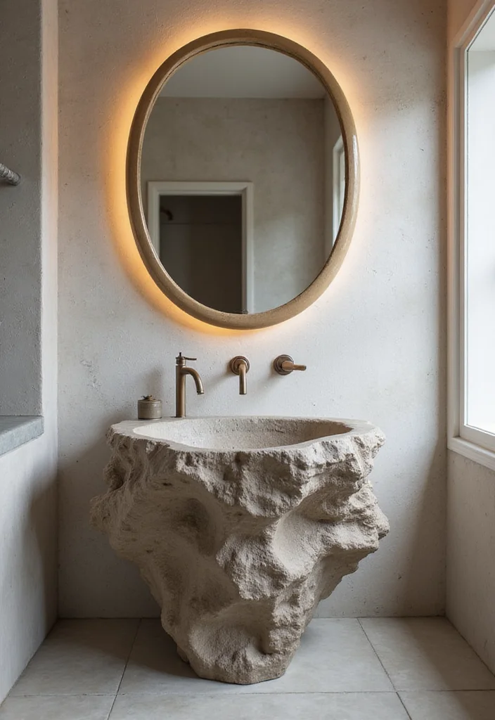 14 Unisex Bathroom Ideas With Universal Appeal - 13. Unique Sink Designs