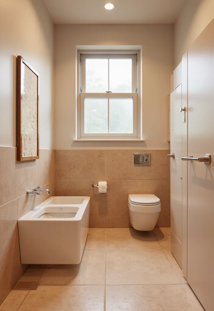 14 Unisex Bathroom Ideas With Universal Appeal - 4. Gender-Neutral Color Schemes