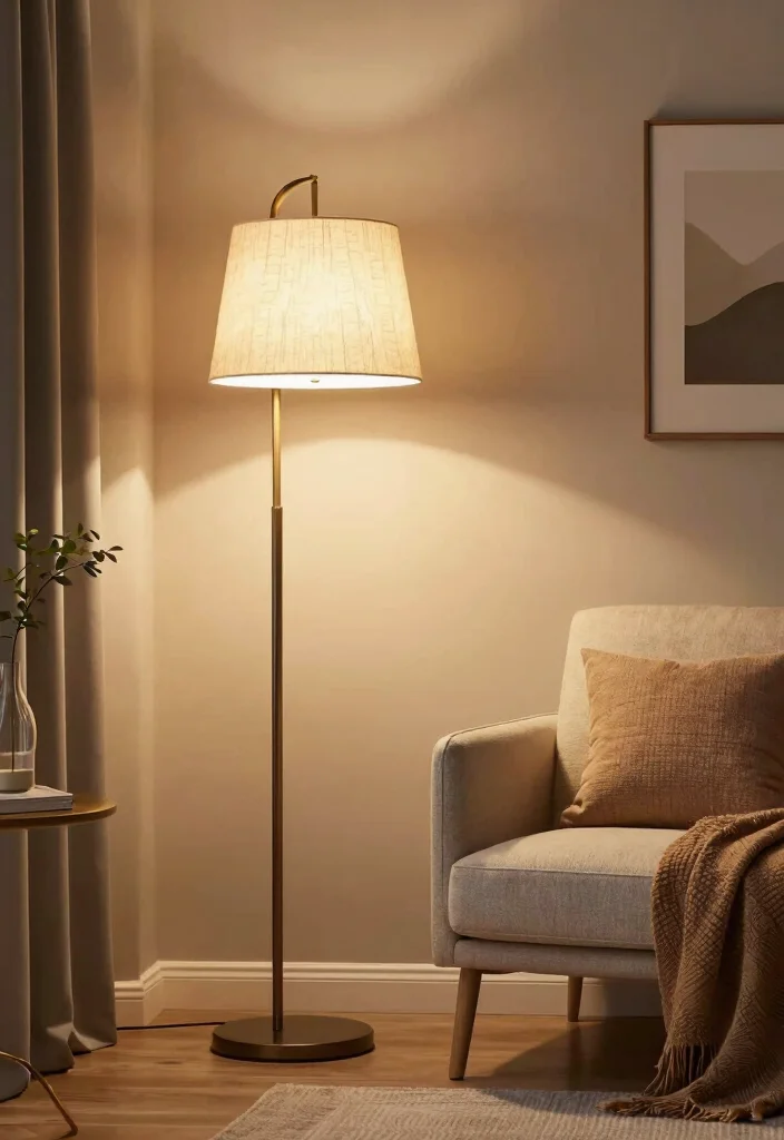 15 Small Lights in Bedroom Ideas for Cozy Ambient Glow - 10. Decorative Floor Lamps 1
