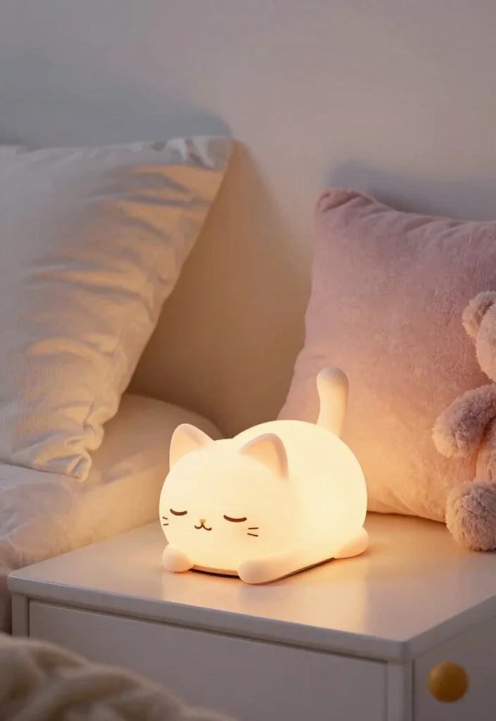 15 Small Lights in Bedroom Ideas for Cozy Ambient Glow - 6. Cute Night Lights 1