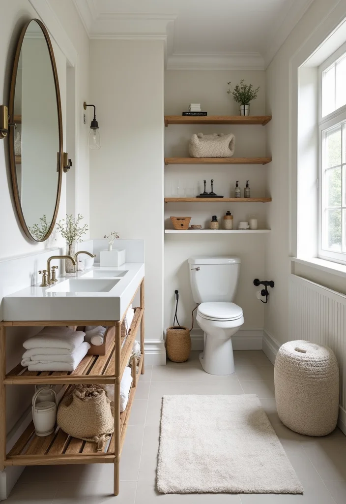 16 Bathroom Cupboard Ideas For Smart Storage - 12. Multi-Functional Furniture