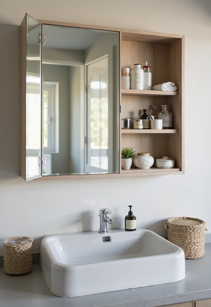 16 Bathroom Cupboard Ideas For Smart Storage - 5. Mirrored Medicine Cabinets