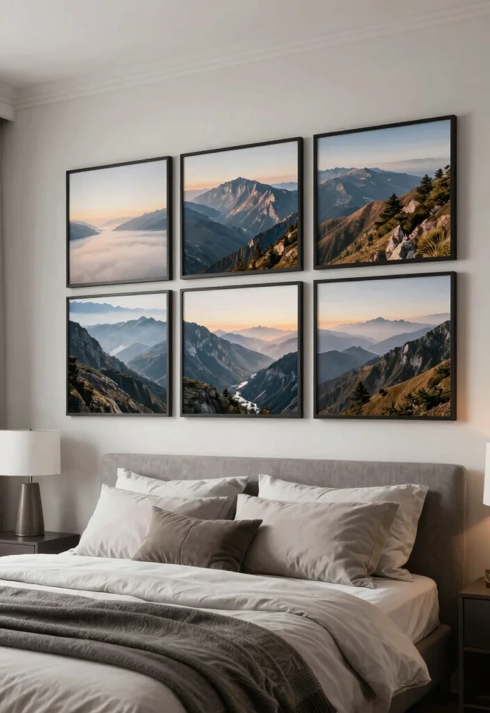 16 Bedroom Wall Art Painting Ideas: Artistic and Expressive - 9. Large Format Photography 1