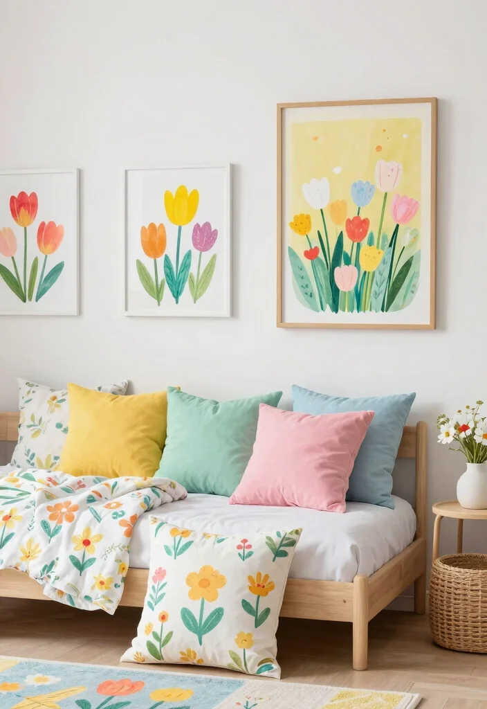 16 Rainbow Bedroom Ideas for Kids: Colorful Happy Spaces - 16. Seasonal Rainbow Decor Changes 1