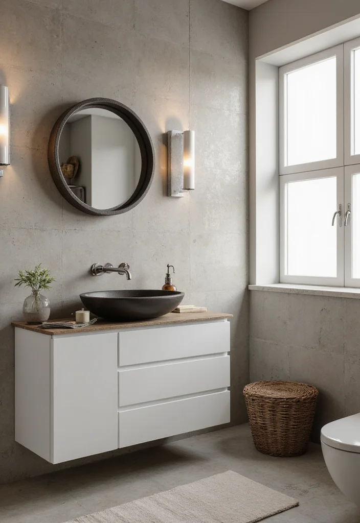 16 Small Bathroom Vanity Ideas That Maximize Space - 13. Stylish Vessel Sink Vanities