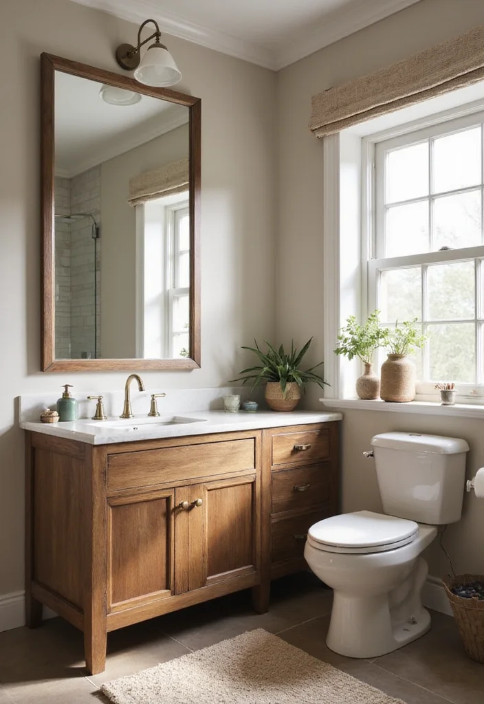 16 Small Bathroom Vanity Ideas That Maximize Space - 2. Corner Vanities
