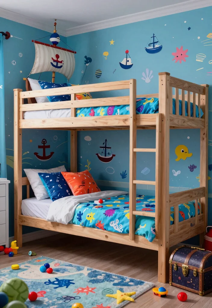 16 Small Bedroom Bunk Bed Ideas: Smart Space Saving Designs - 4. Themed Bunk Beds 1