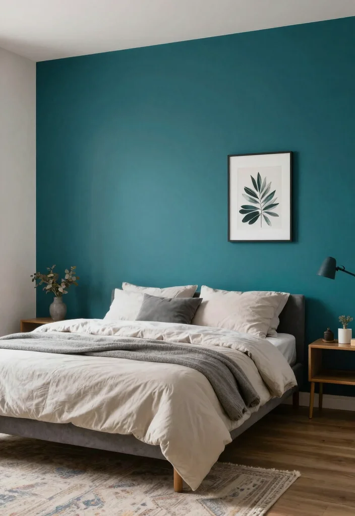 16 Wall Decorations for Bedroom Ideas Stylish and Personal - 14. Painted Accent Wall 1