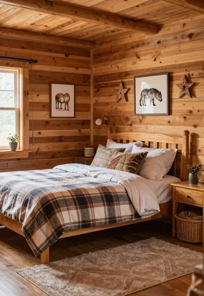 17 Bedroom Ideas for Girls 10 to 12: Fun, Stylish, and Age-Appropriate - 11. Cozy Cabin Retreat 1
