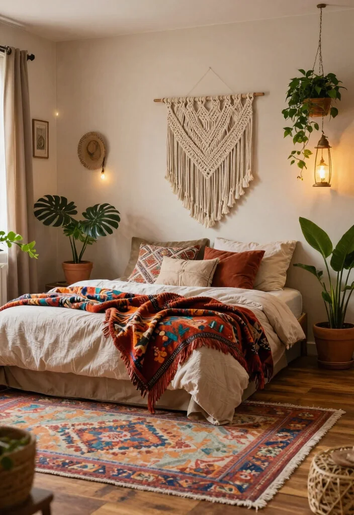 17 Bedroom Ideas for Girls 10 to 12: Fun, Stylish, and Age-Appropriate - 2. Boho Chic Retreat 1
