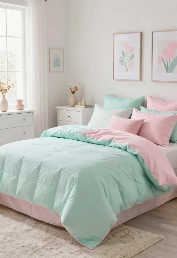 17 Bedroom Ideas for Girls 10 to 12: Fun, Stylish, and Age-Appropriate - 3. Dreamy Pastels 1