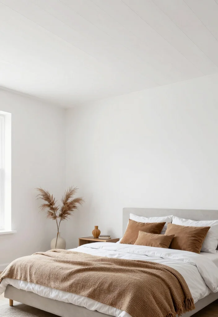 17 Fall Ceiling Designs for Bedroom Ideas Modern Stylish Finish - 11. Minimalist Lines and Patterns 1