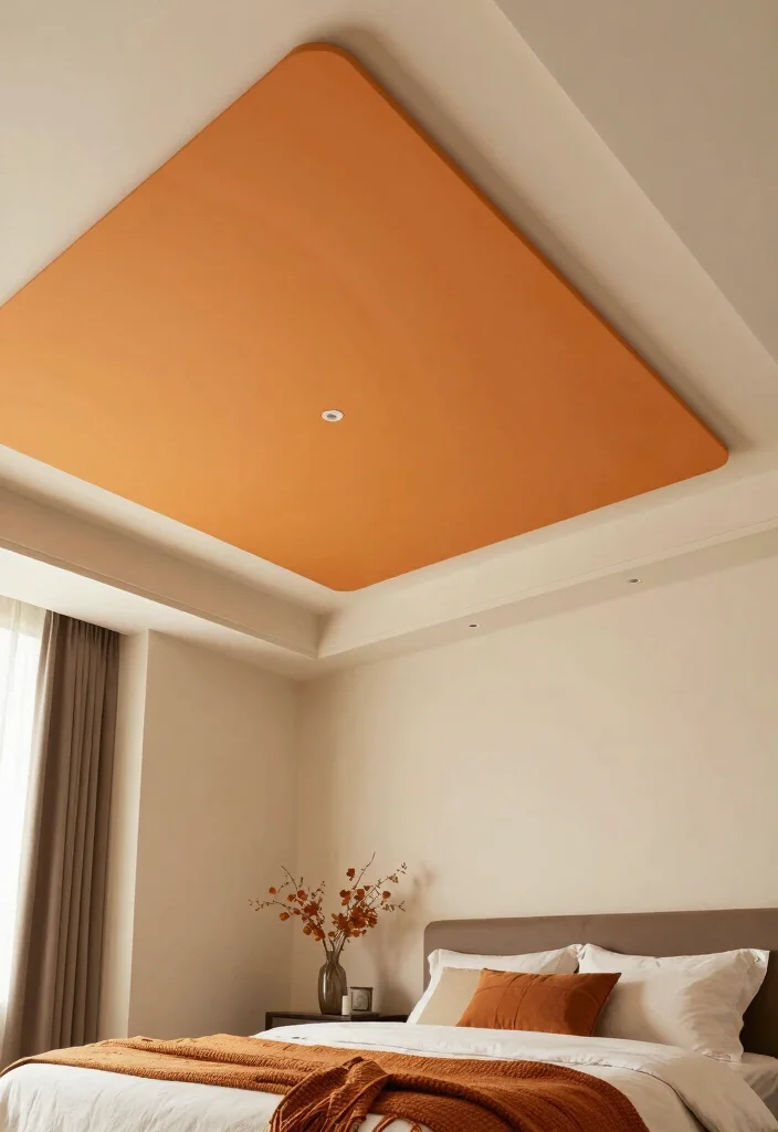 17 Fall Ceiling Designs for Bedroom Ideas Modern Stylish Finish - 15. Dual-Tone Ceilings 1