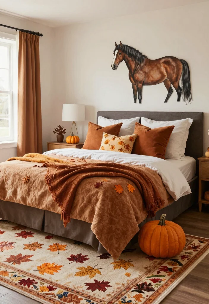 17 Horse Bedroom Ideas for Teens: Elegant Equestrian Style - 17. Seasonal Equestrian Decor Updates 1