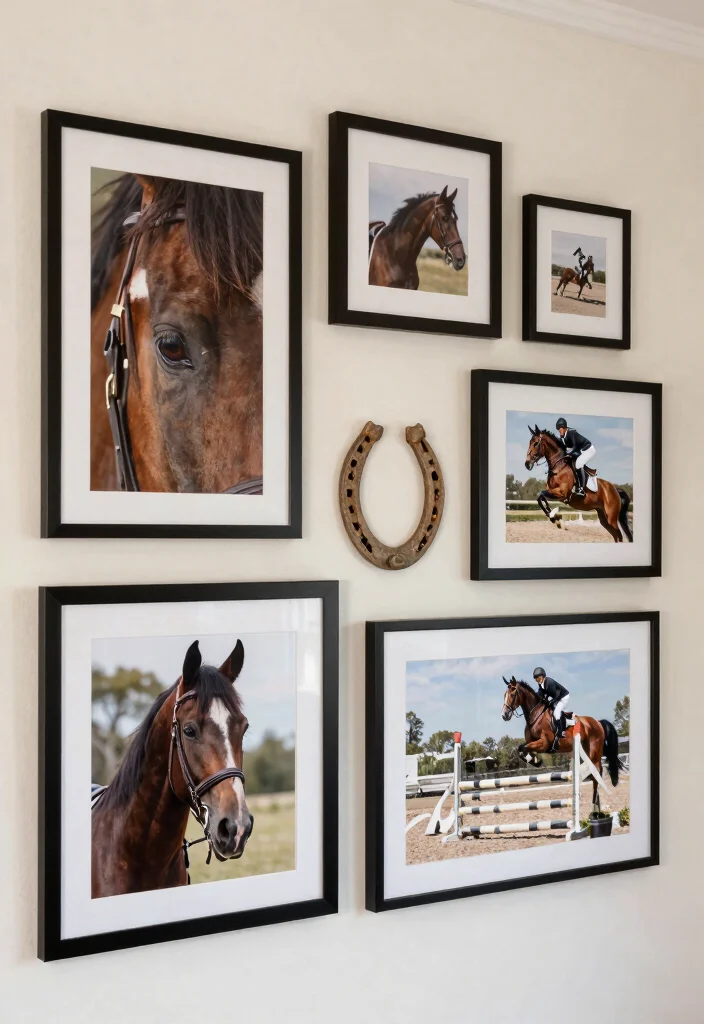 17 Horse Bedroom Ideas for Teens: Elegant Equestrian Style - 2. Equestrian Wall Art 1