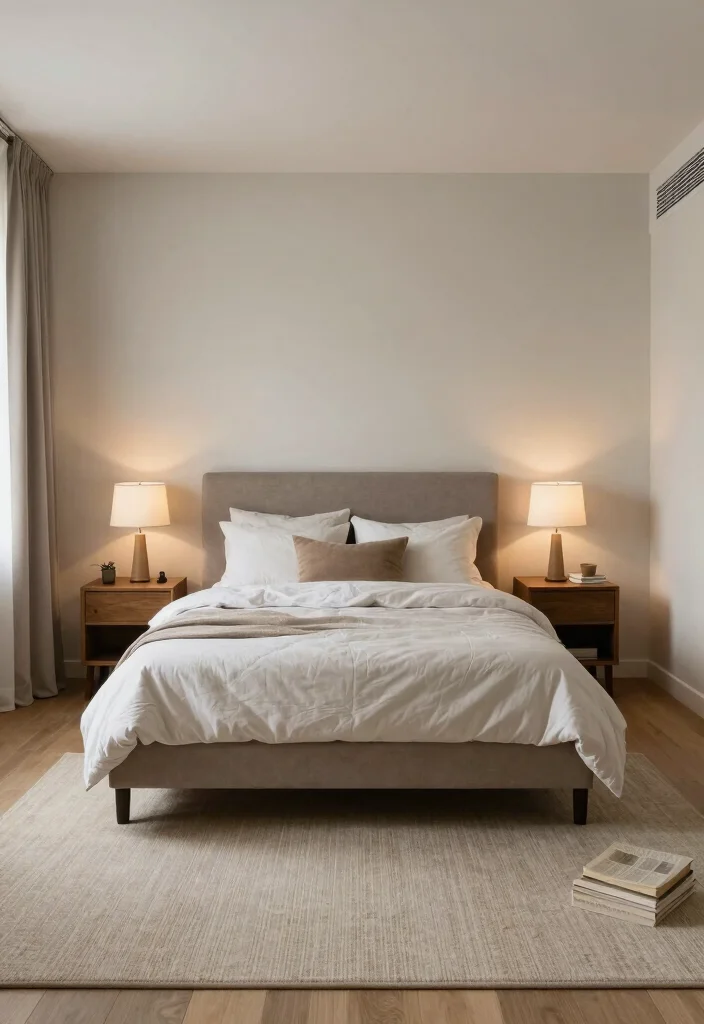 17 Organic Modern Bedroom Inspiration Ideas: Calm Natural Luxury - 15. Harmonious Layout 1
