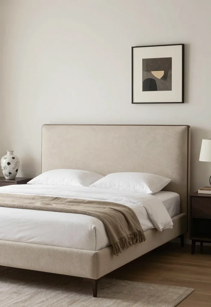 17 Organic Modern Bedroom Inspiration Ideas: Calm Natural Luxury - 16. Quality over Quantity 1