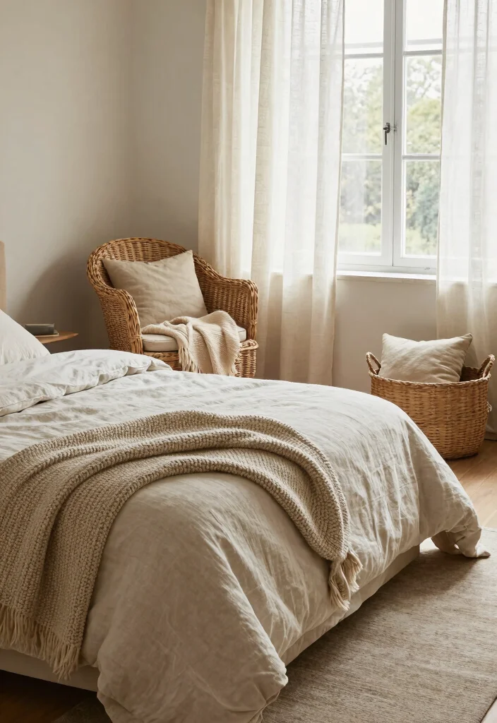 17 Organic Modern Bedroom Inspiration Ideas: Calm Natural Luxury - 2. Natural Textiles 1