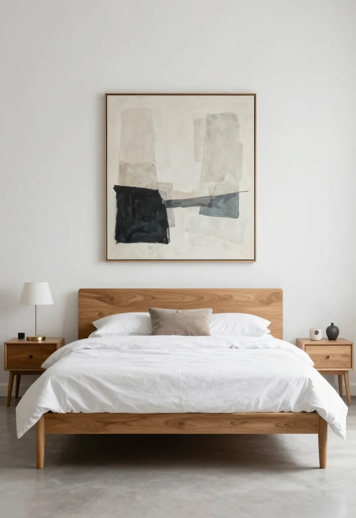 17 Organic Modern Bedroom Inspiration Ideas: Calm Natural Luxury - 5. Minimalist Decor 1