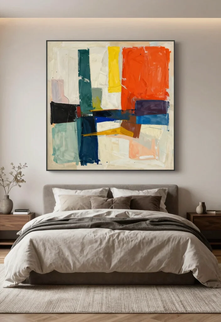 17 Printable Wall Art Bedroom Ideas: Easy Affordable Decor - 3. Abstract Art 1