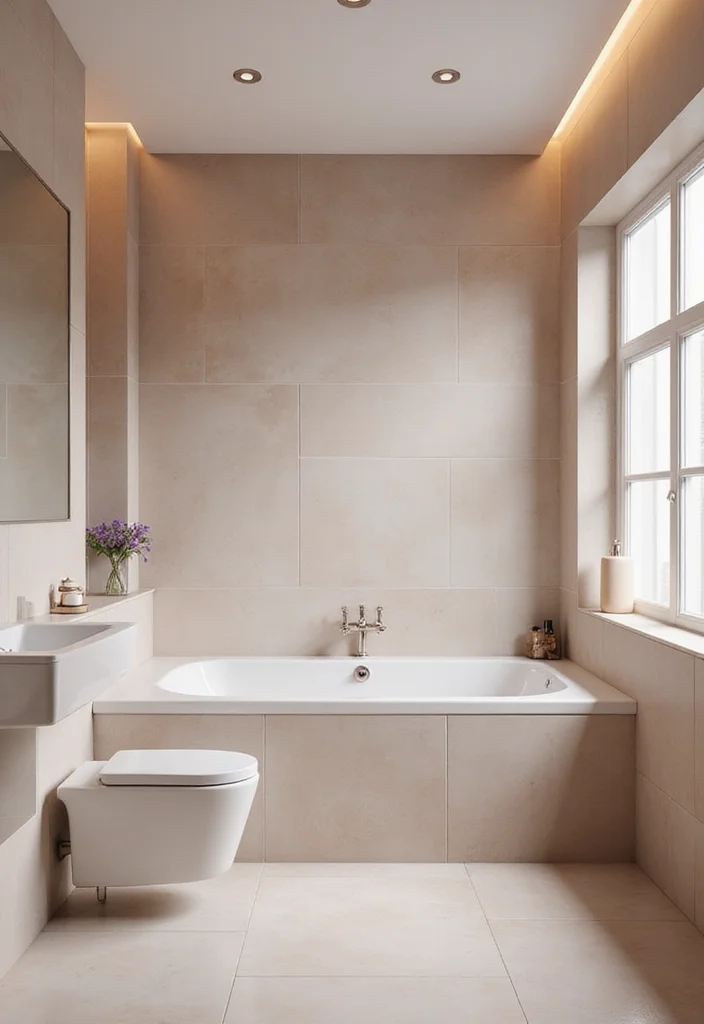 18 Bathroom Tiles Design Ideas For Bold Makeovers - 11. Soft Matte Finish Tiles