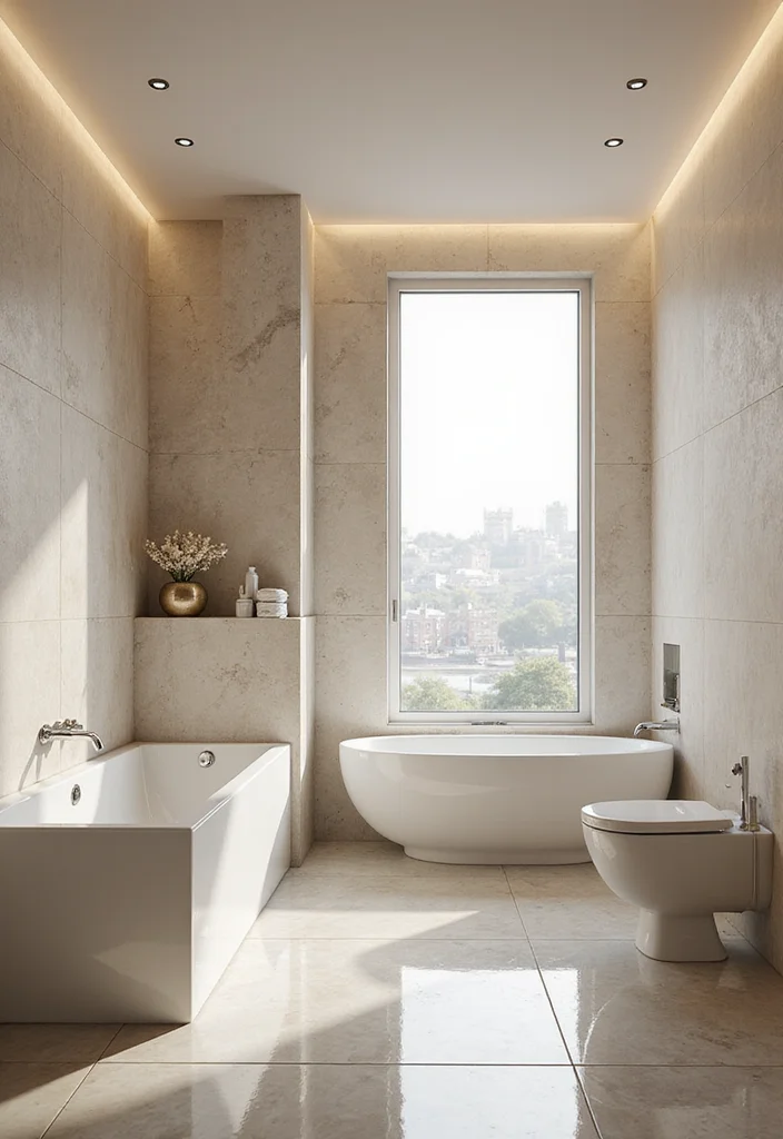 18 Bathroom Tiles Design Ideas For Bold Makeovers - 14. Glossy Finishes for Added Shine