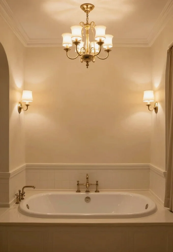 18 Bathtub in Bedroom Ideas That Feel Luxurious and Relaxing - 16. Layered Lighting 1