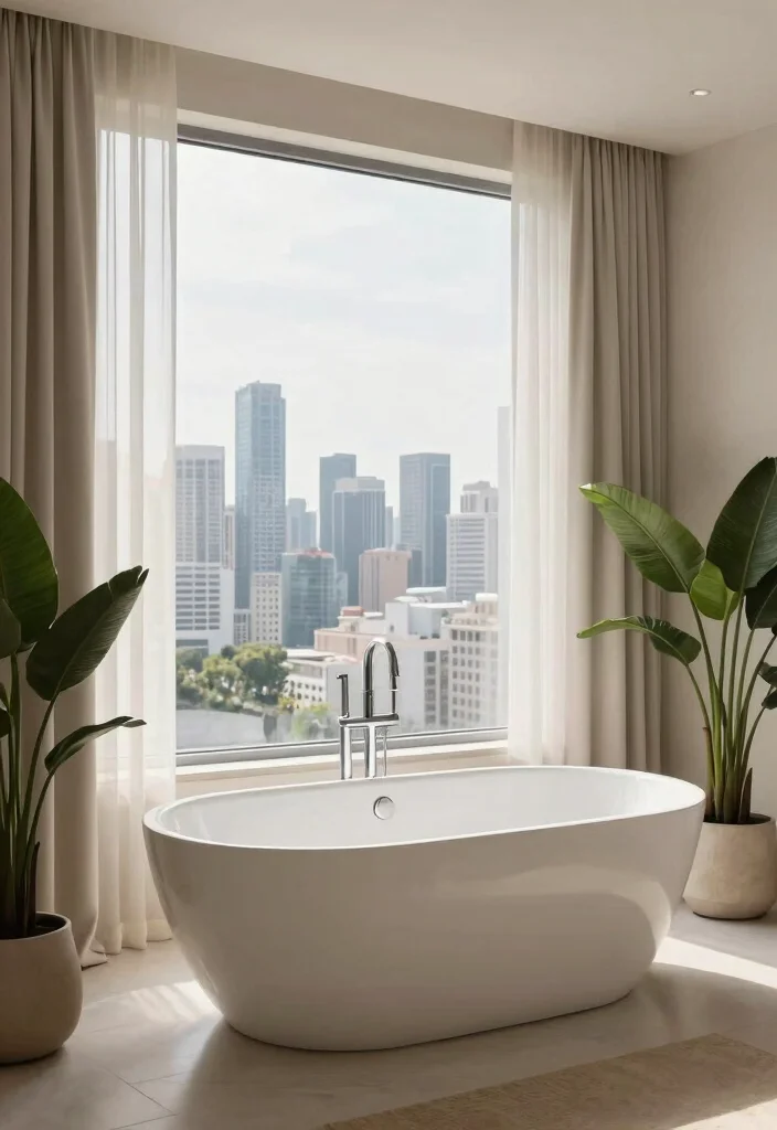 18 Bathtub in Bedroom Ideas That Feel Luxurious and Relaxing - 9. Bathing with a View 1