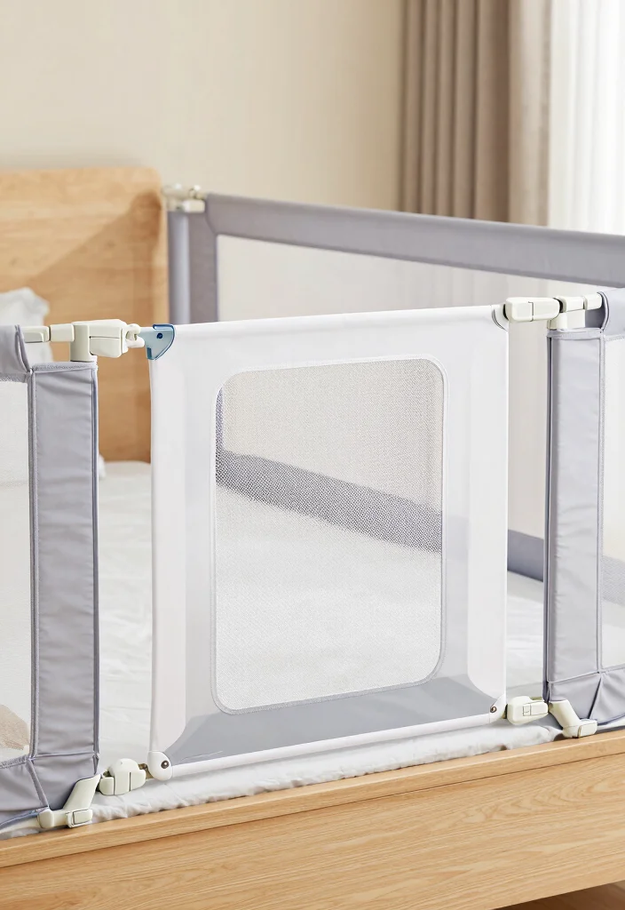 18 Bedroom With Nursery Shared Master Bed Ideas: Smart Loving Layouts - 13. Stylish Baby Gate 1