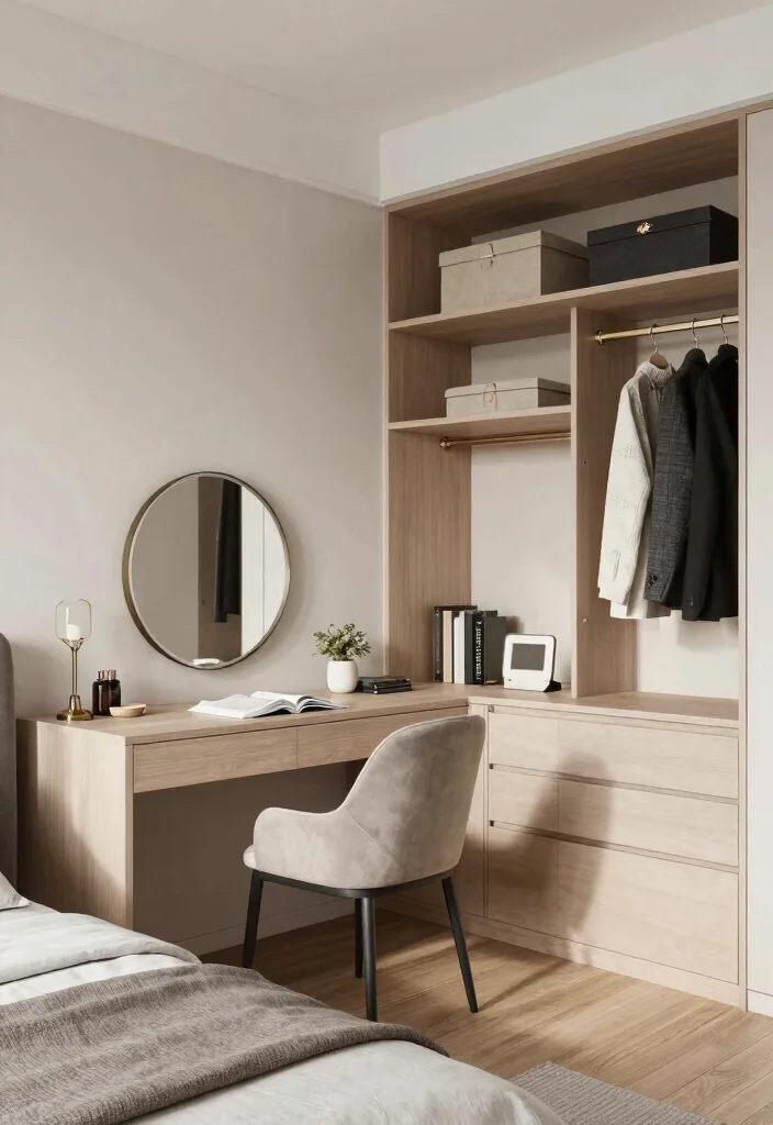 18 Bedroom With Walk In Closet Layout Ideas: Functional Flow - 11. Dual-Purpose Spaces 1