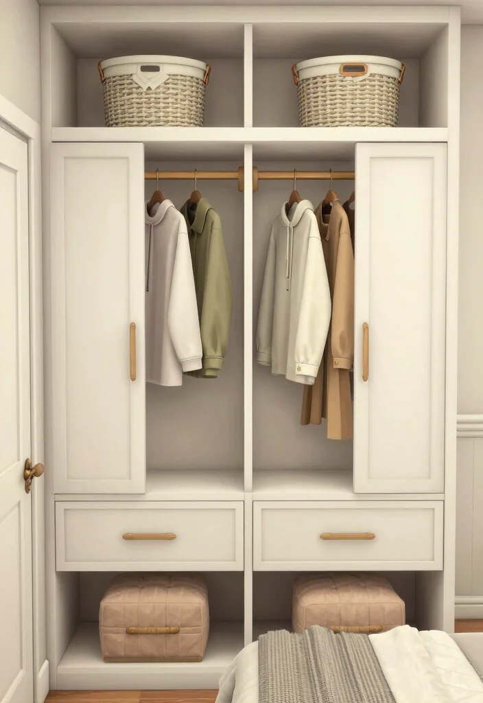 18 Bloxburg Parents Bedroom Ideas: Elegant Game Inspired Design - 7. Functional Storage Solutions 1