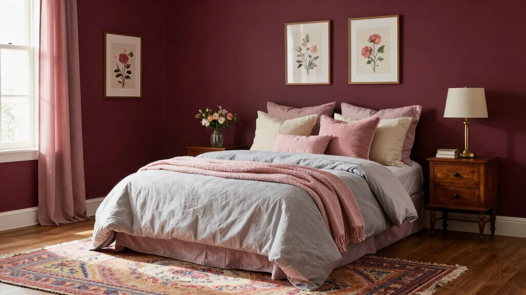 18 Maroon Bedroom Ideas for Burgundy Rich and Cozy Looks