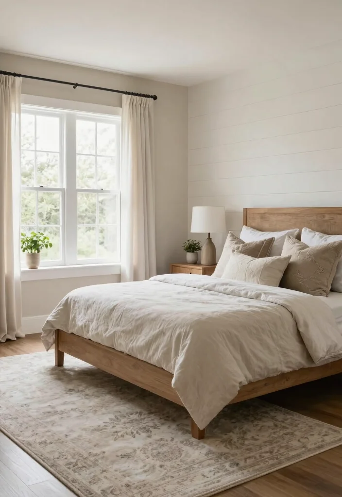 18 Modern Farmhouse Bedroom Master Suite Ideas for a Cozy, Elegant Style - 1. Embrace Neutral Color Palettes 1