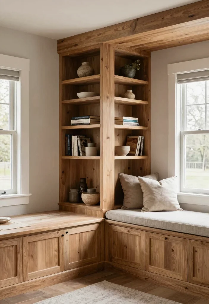 18 Modern Farmhouse Bedroom Master Suite Ideas for a Cozy, Elegant Style - 11. Custom Built-ins for Functionality 1