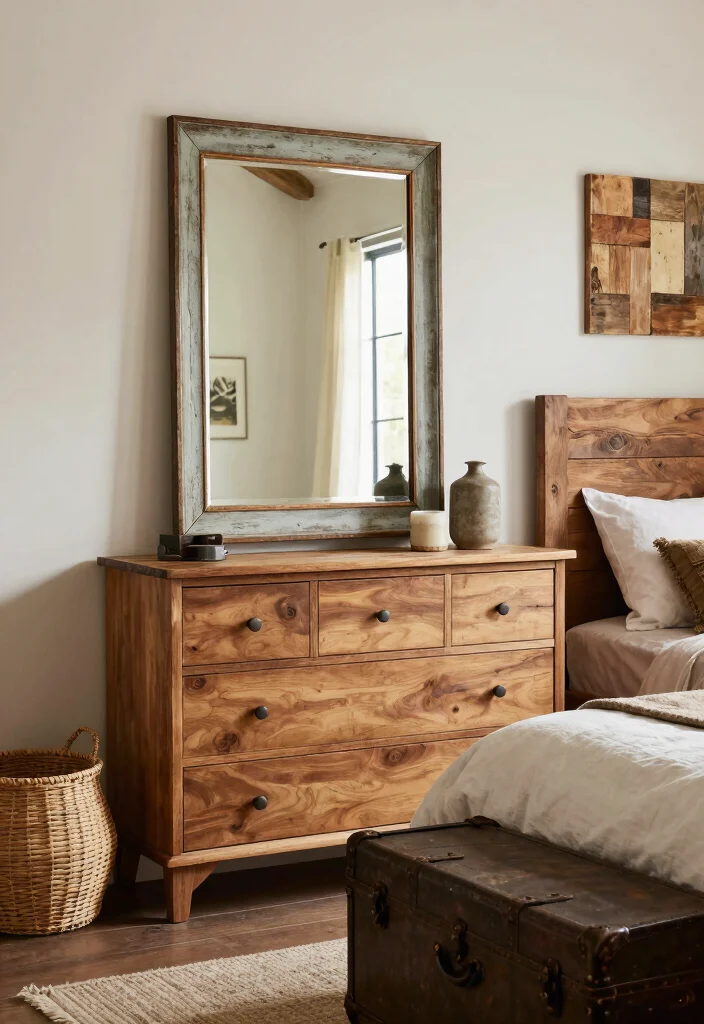 18 Modern Farmhouse Bedroom Master Suite Ideas for a Cozy, Elegant Style - 4. Incorporating Rustic Decor Elements 1