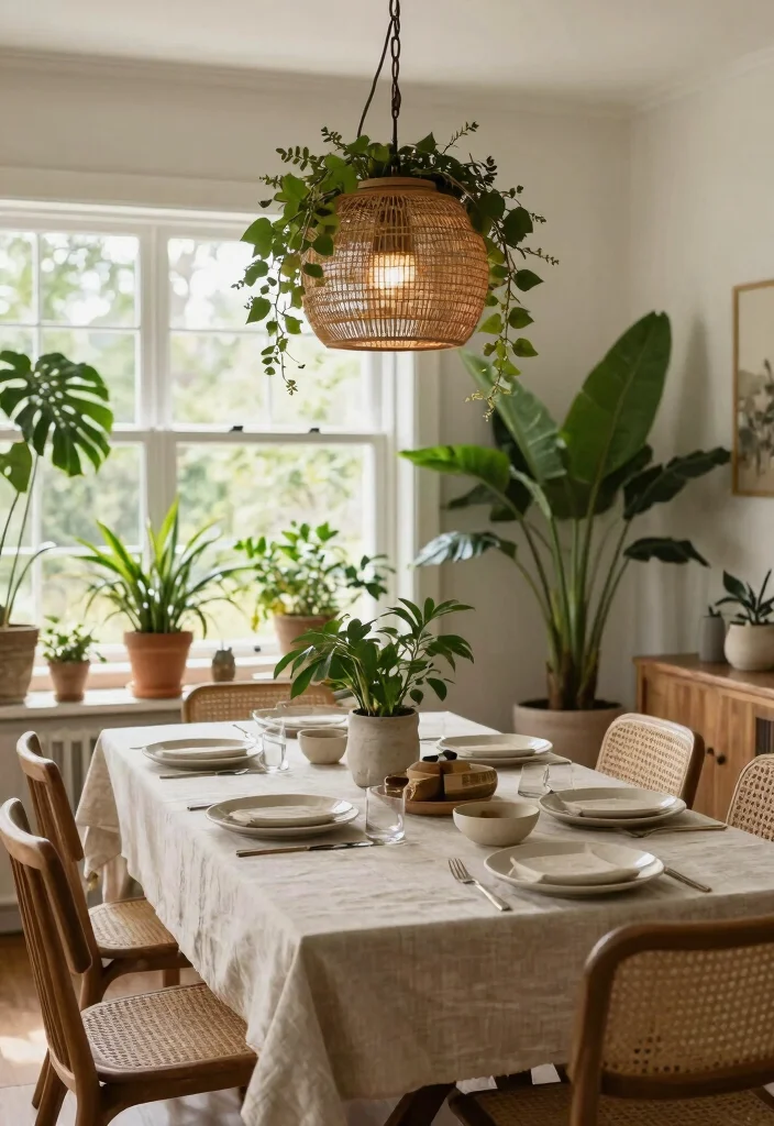 12 Fandelier Ceiling Fan Ideas That Work in Dining Rooms With Low Ceilings - 12. Nature-Inspired Fandelier 1