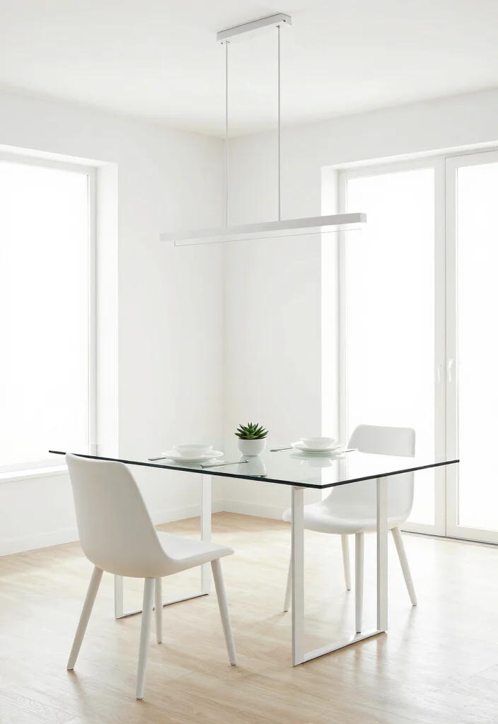 12 Fandelier Ceiling Fan Ideas That Work in Dining Rooms With Low Ceilings - 3. Modern Minimalist Fandelier 1