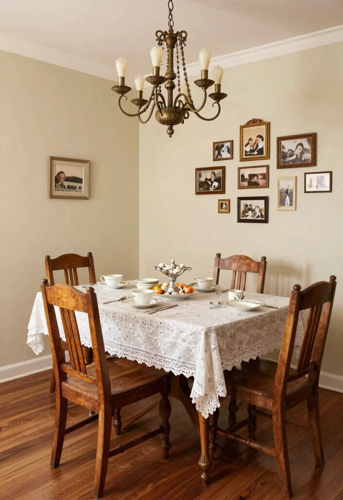 12 Fandelier Ceiling Fan Ideas That Work in Dining Rooms With Low Ceilings - 4. Vintage-Inspired Fandelier 1