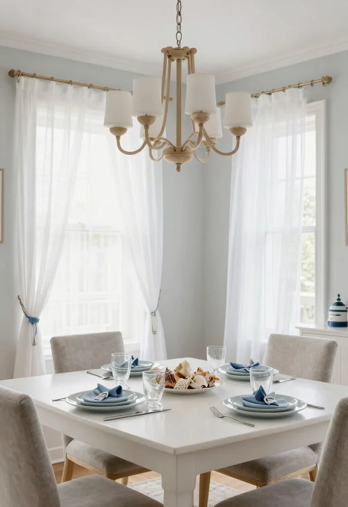 12 Fandelier Ceiling Fan Ideas That Work in Dining Rooms With Low Ceilings - 6. Coastal Style Fandelier 1