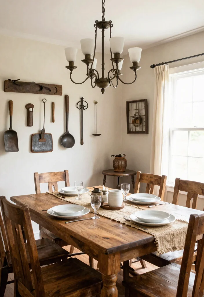 12 Fandelier Ceiling Fan Ideas That Work in Dining Rooms With Low Ceilings - 8. Farmhouse Chic Fandelier 1